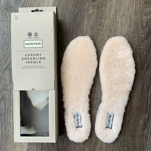 NEW Hunter Boot Luxury Shearling Insoles